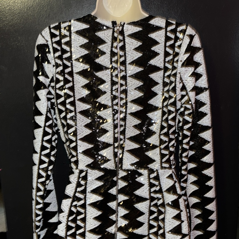 From Hot Miami Styles. Baddie sequined mini party cocktail dress. Size large - Picture 8 of 14